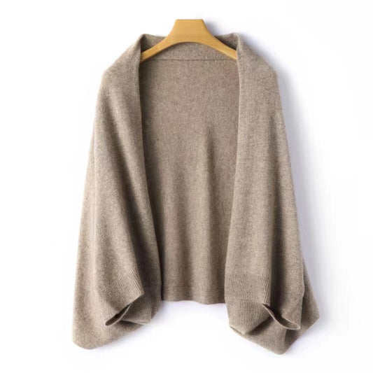 Idle Style Loose Women's Loose Air-conditioner Cardigan Warm Cloak