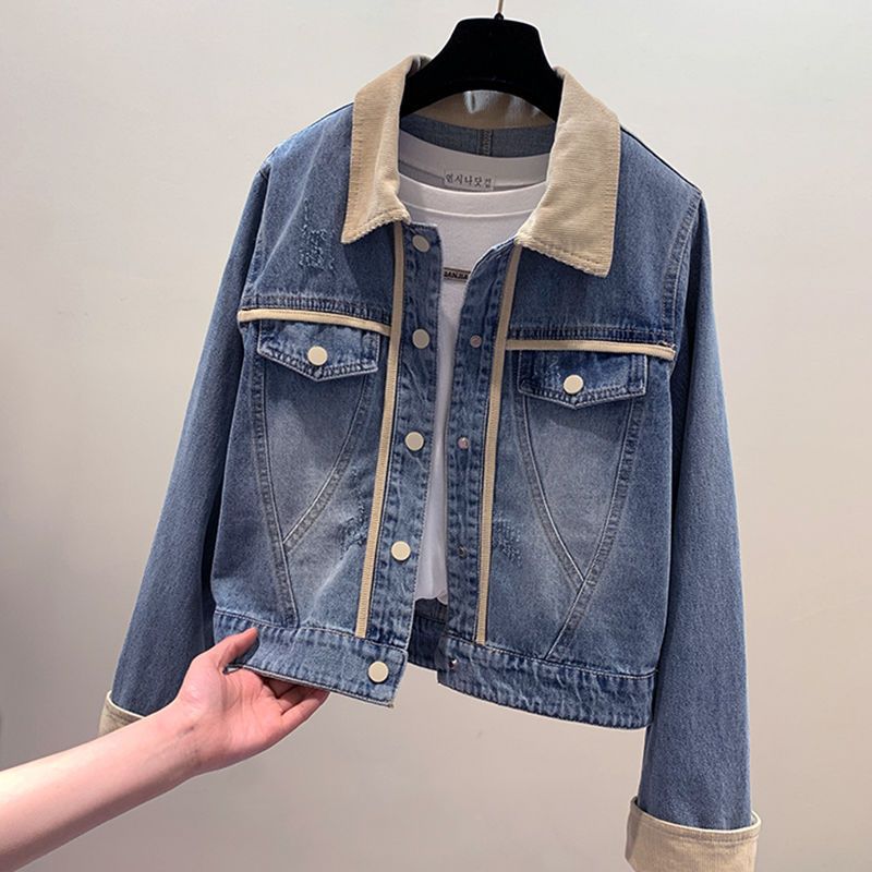 Retro Mid-length Long Sleeve Jacket For Women