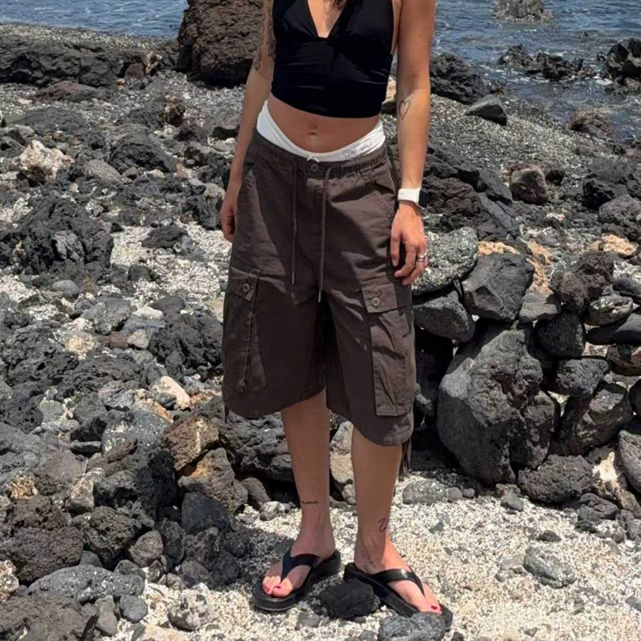 Summer Loose American-style Capri Pants