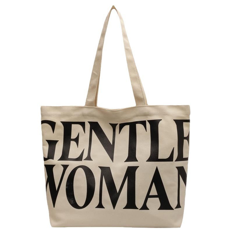 Letter Printing Simple Portable Shoulder Bag