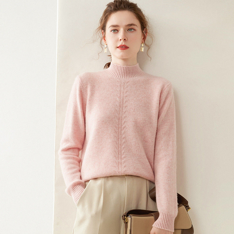 Cashmere Knitted Bottoming Shirt