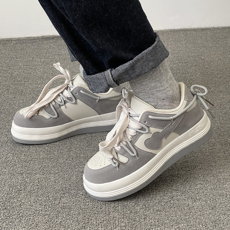 Niche Design Sports Ins Trendy Thick Bottom Casual Women's Shoes