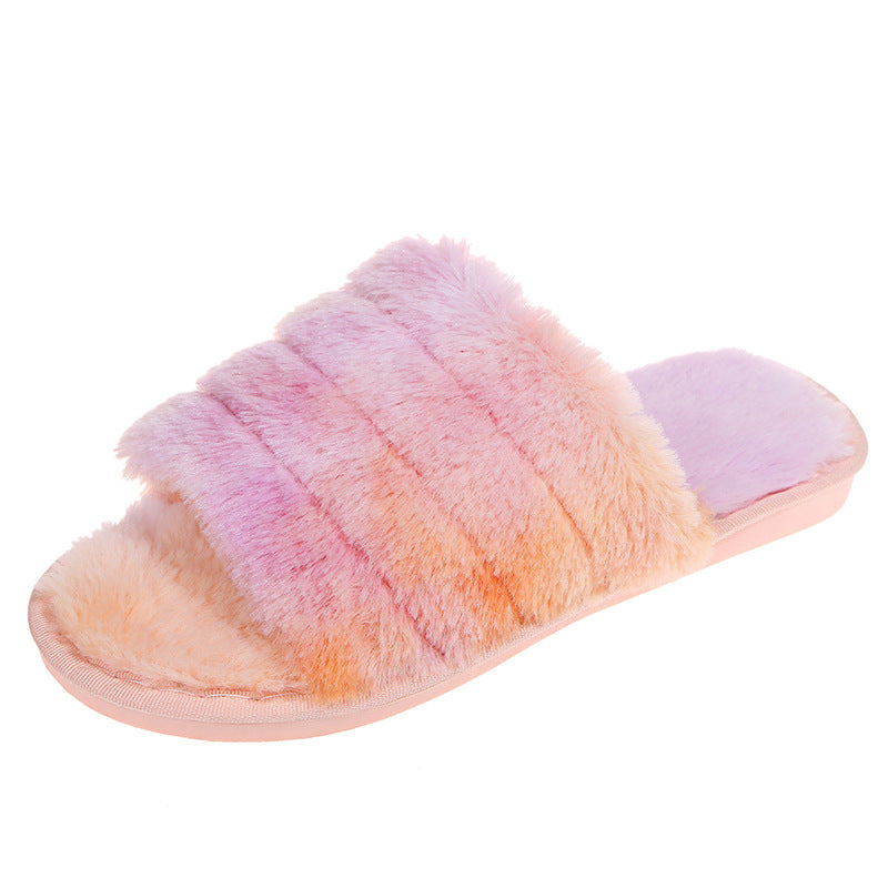 Nye fluffy hjemmesko til kvinder til efterår og vinter
