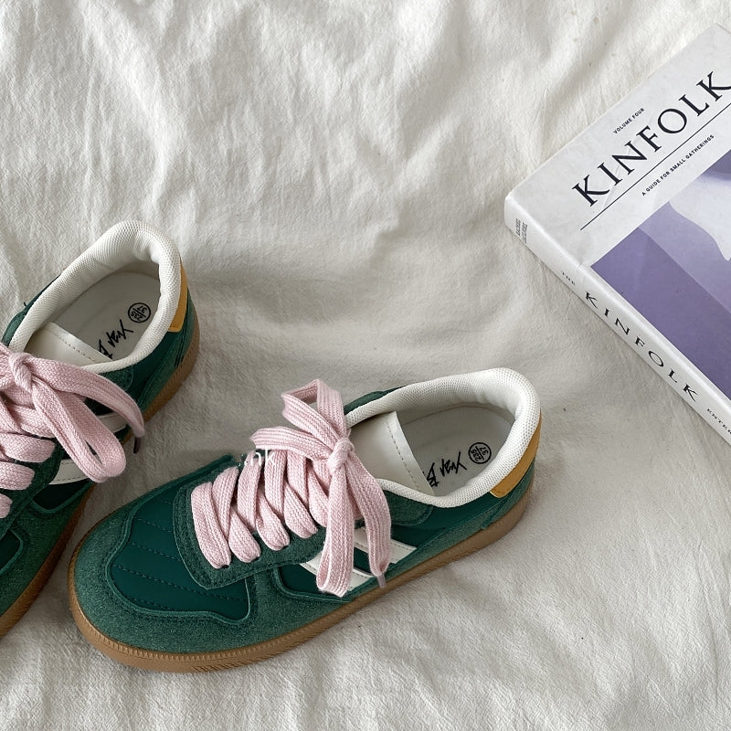 Versatile Niche Retro Thick Soled Casual Board Shoes