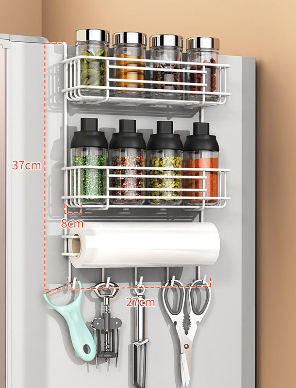 Refrigerator Shelf Side Storage Artifact Kitchen