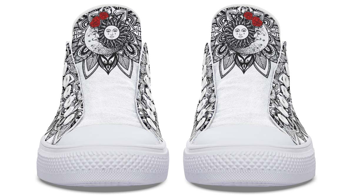 Fashion Print Couple Low-Top Canvas Shoes