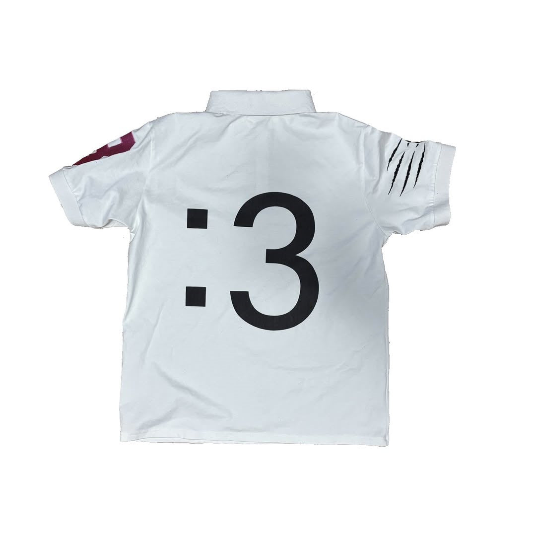 Short-sleeved Polo Shirt T-shirt Printed Pattern Top