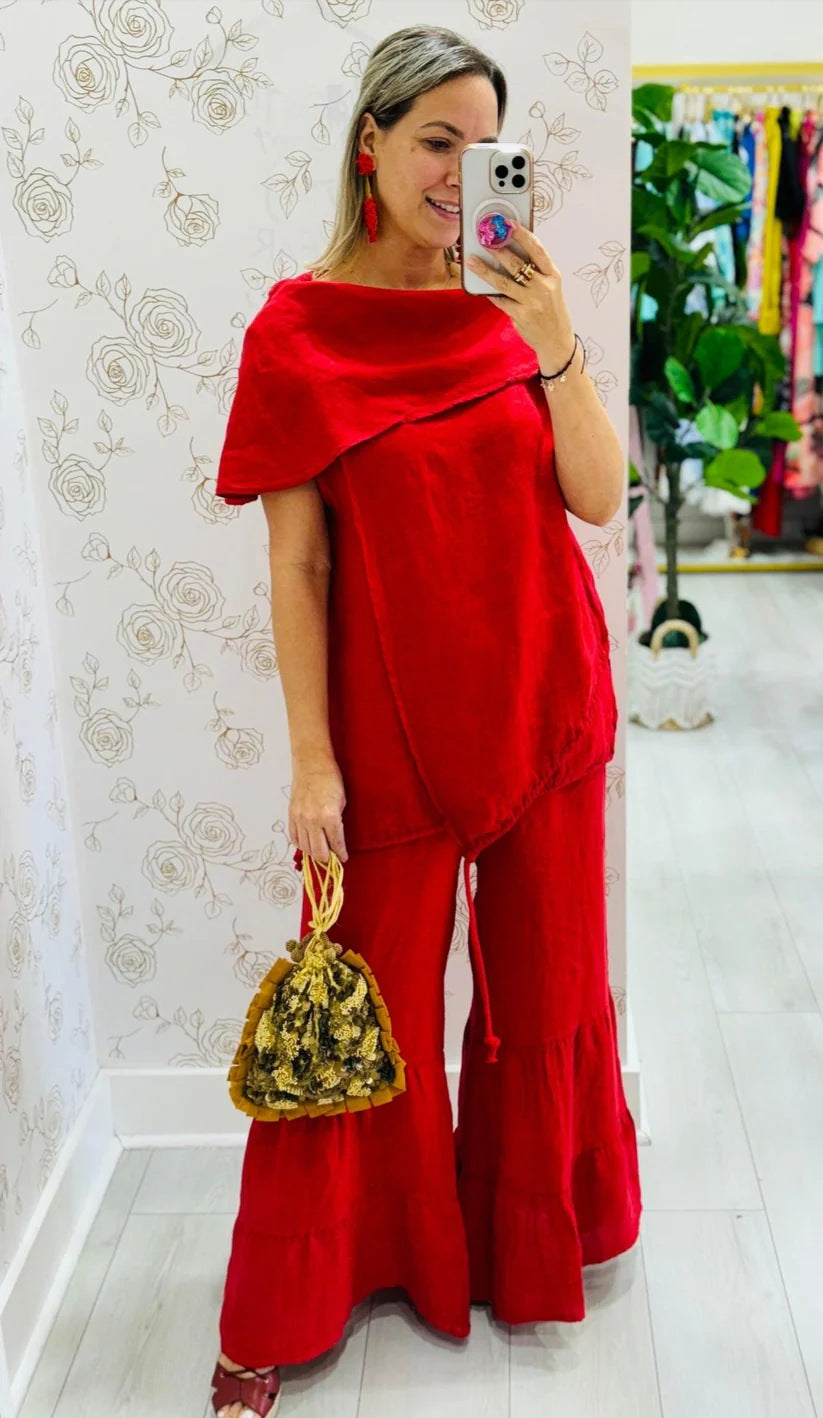 Women's Fashion Casual Loose Sleeveless Suit