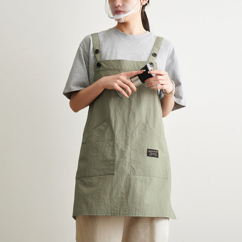Work Clothes Men And Women Pet Cafe Simple Apron