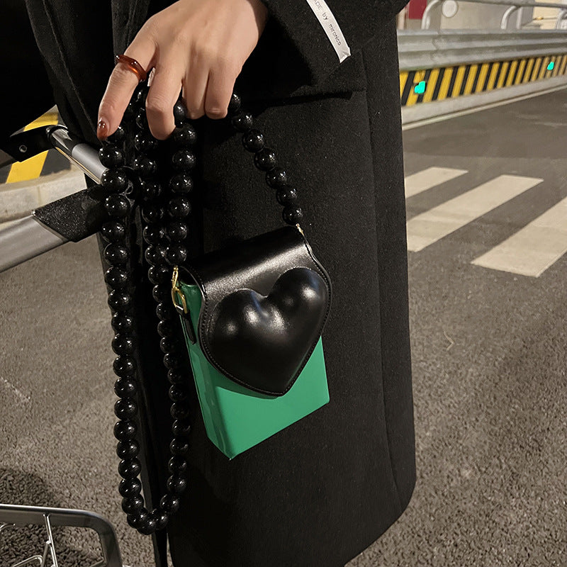 Den nye Checkerboard Mobiltelefon Taske Skulder Messenger Dame