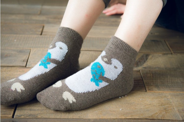 Women's Socks Women's Warm Thickened Rabbit Wool