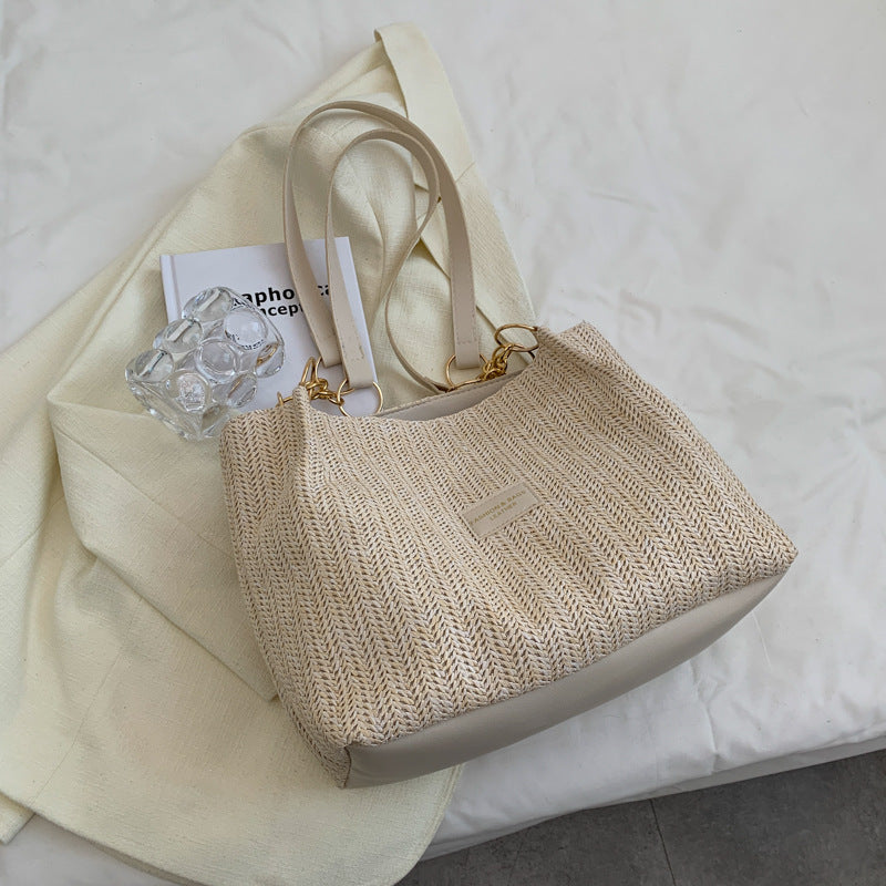 Women's Retro Texture Large Capacity Bag