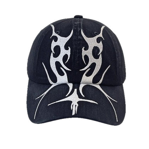 Embroidered Flame Baseball Cap Unisex Streetwear For Trendsetters Perfect For Any Look