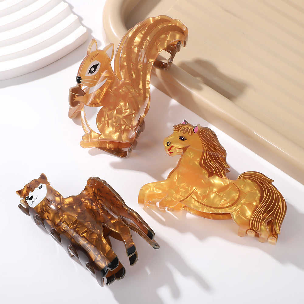 Performance Decorative Clip Back Bun Shark Clip Hair Accessory Hair Claw