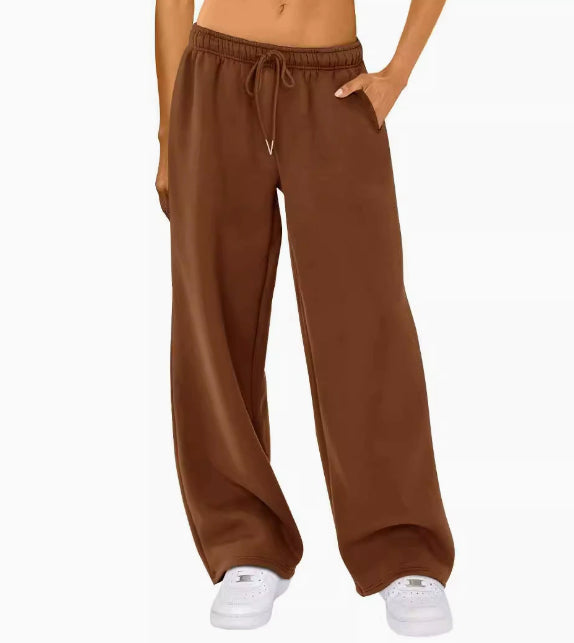 Women's Casual Loose Solid Color Sweatpants