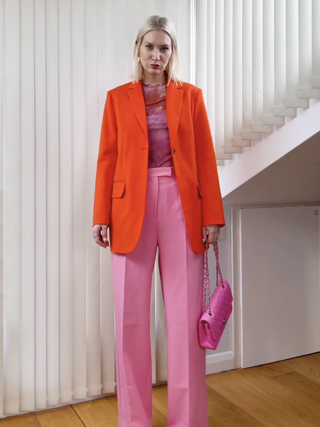 Ins Trousers High Waist Wide Leg Trousers Design Sense Of Niche And Thin Women