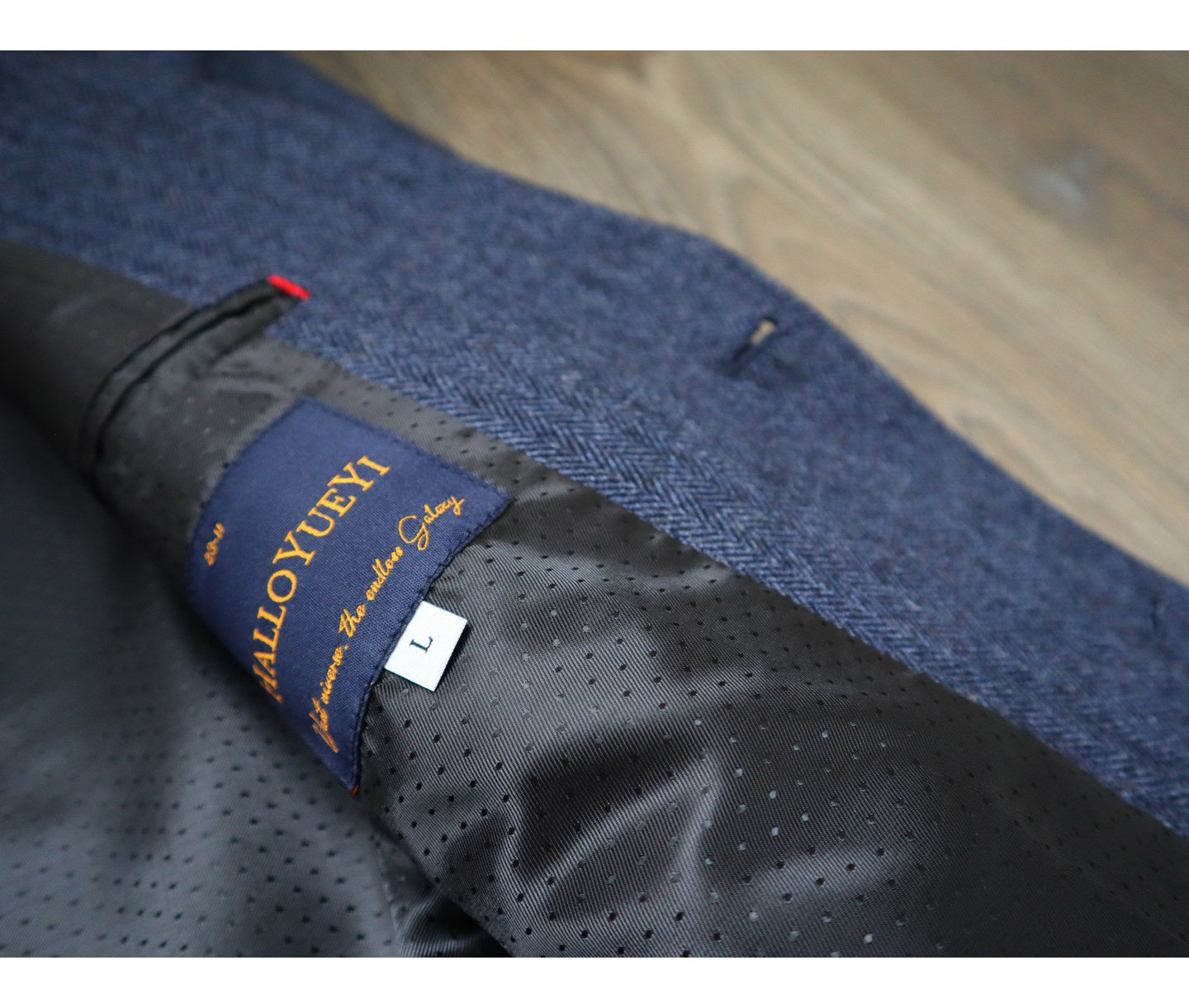 Winter Men's Retro Tweed Wool Workwear Blazer