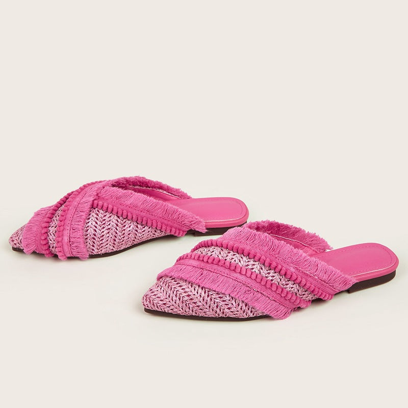 Women's Fashion Casual Simple Solid Color Slippers
