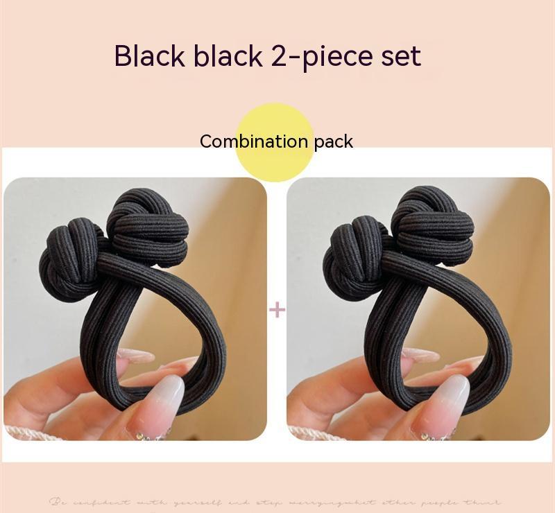 Girls' High-end Hair Band With Rubber Band