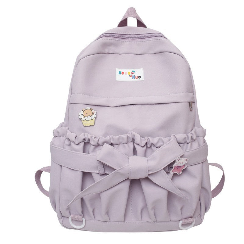 New Cute Bowknot Large Capacity Backpack