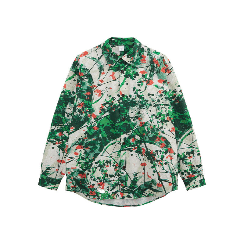 Spring New American Street Cardigan Lapel Long Sleeve