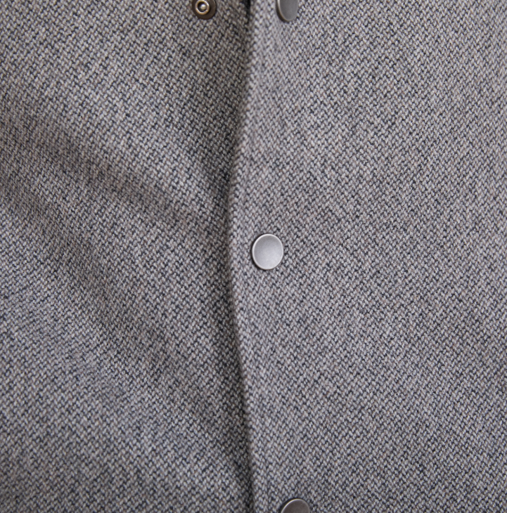 Fashionable Formal Jacket With A Lapel And Patchwork Design Offering Warmth