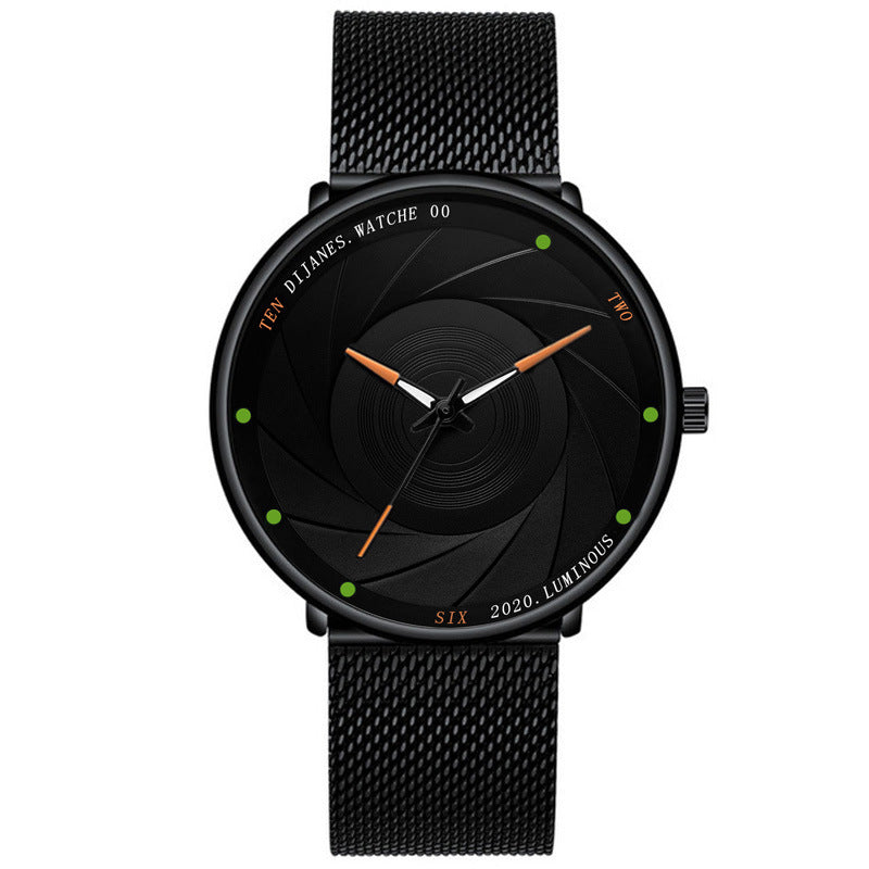 Fashion Luminous Men's Mesh Strap Watch