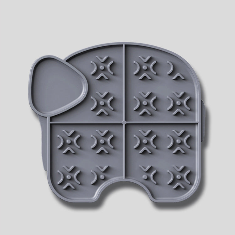 Pet Slow Food Pad Licking Pad Suction Cup Silicone Anti-choking Slow Food Pet Soothing Artifact Silicone Bowl Universal For Cats And Dogs