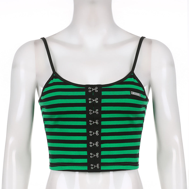 Spice Girl Dark Street Striped Sling