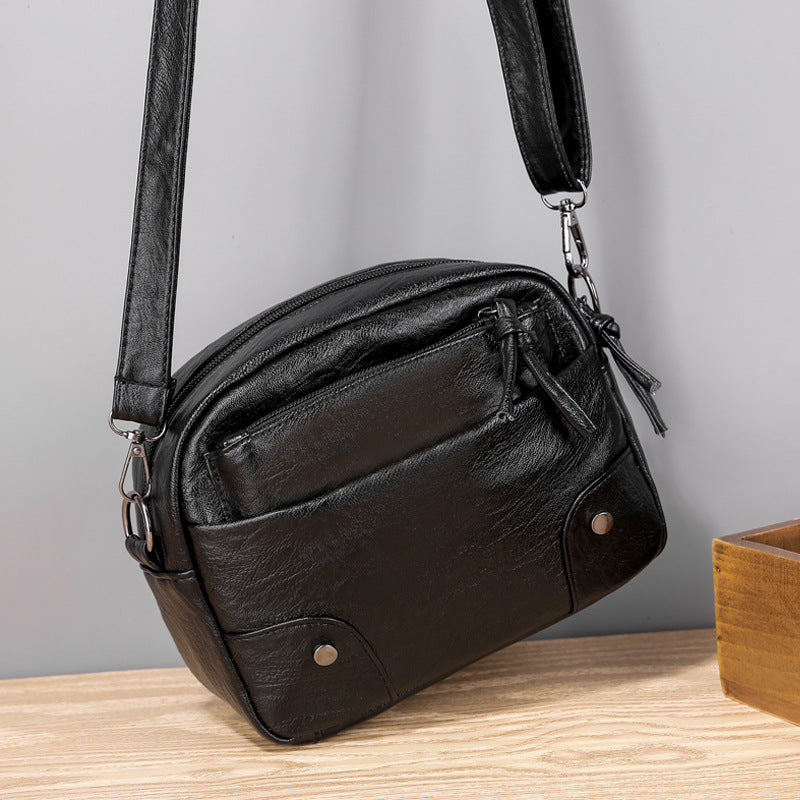 Simple Retro Multi-compartment Travel Fashion Messenger Bag