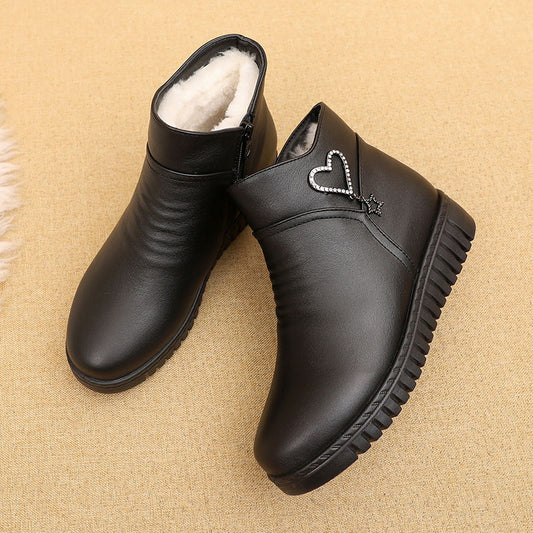 Warm Middle-aged Non-slip Cotton Shoes For The Elderly