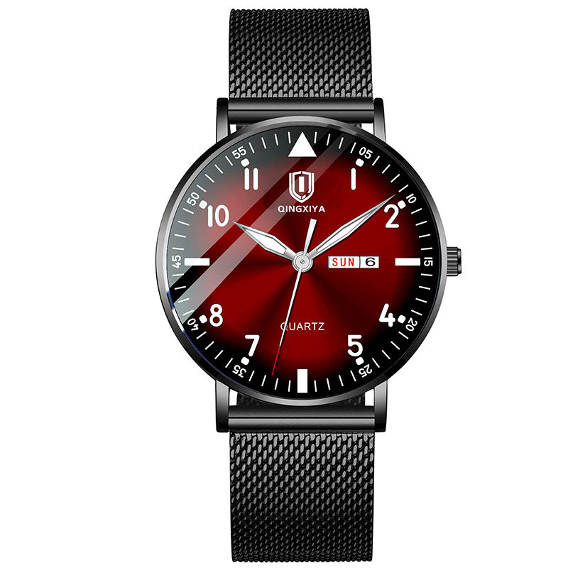 Men's Waterproof Luminous Multifunctional Quartz Watch