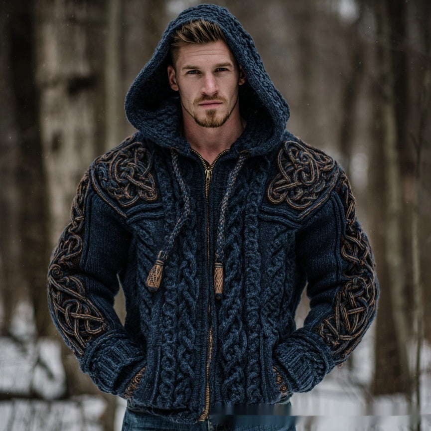 3D Digital Printed Cardigan Women's Coat