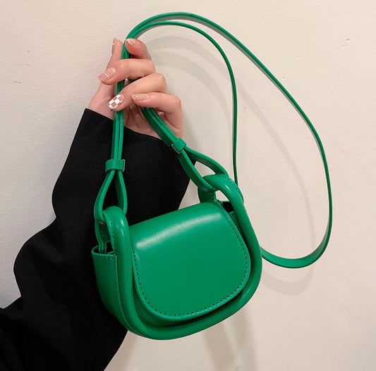 Women's New Textured One Shoulder Messenger Bag