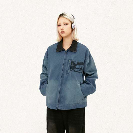 Autumn Monkey Wash Thin Jacket Coat