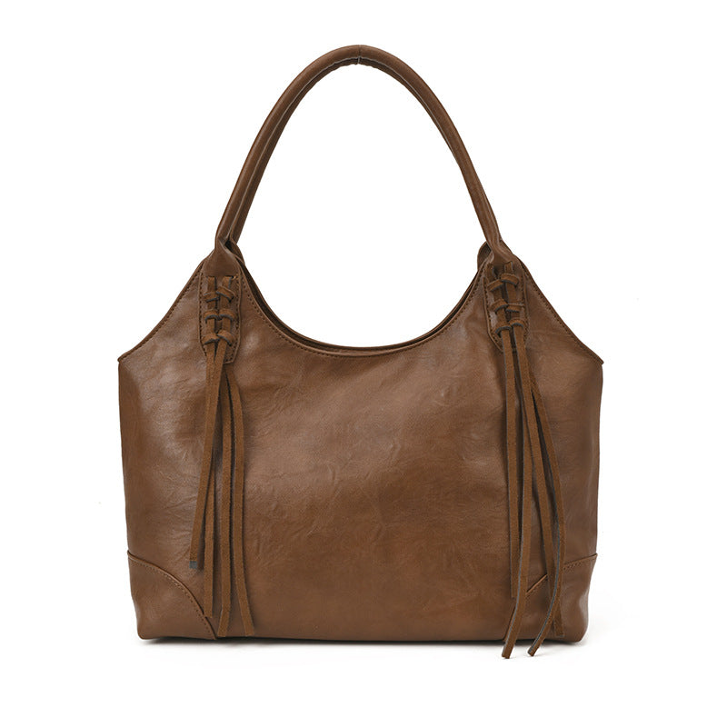 Idle Style Tote Bag Women's Large Capacity Niche Shoulder
