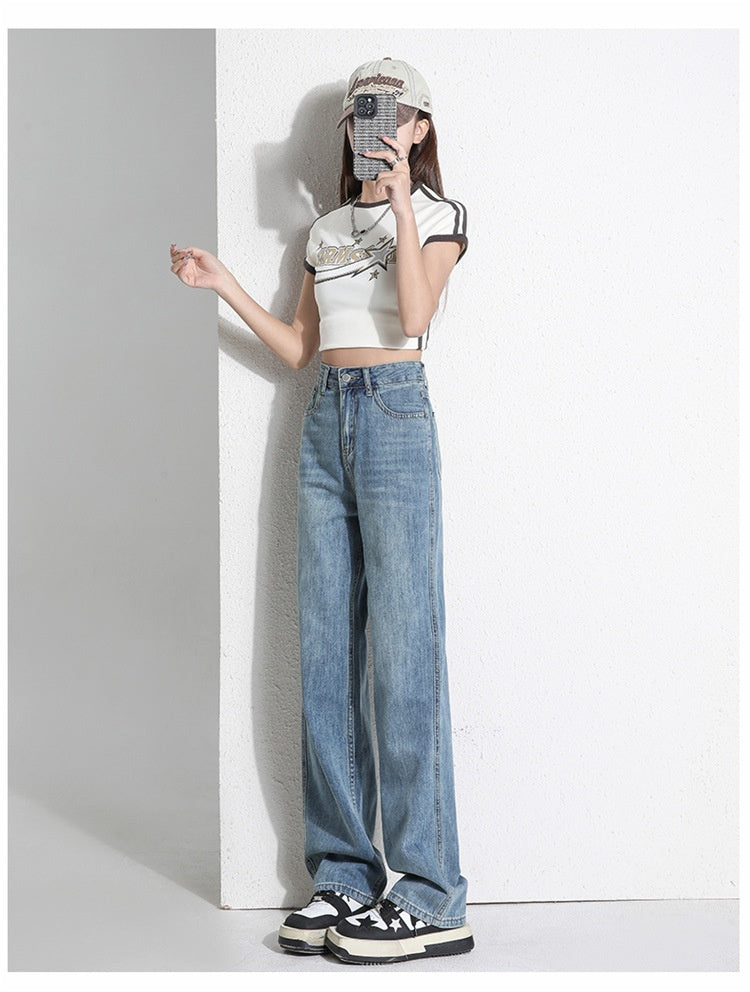 Lyse Lyocell Jeans til Kvinder Sommer Tynde