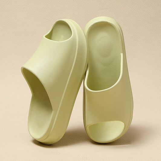 Women's Peep-toe Bathroom Home Slippers Outdoor Non-slip Beach Shoes