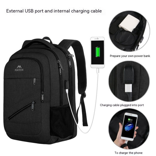 Men's And Women's Fashion Large Capacity Travel Computer Backpack