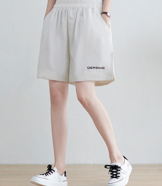Women's Plus Size Korean Style Wide Leg Shorts