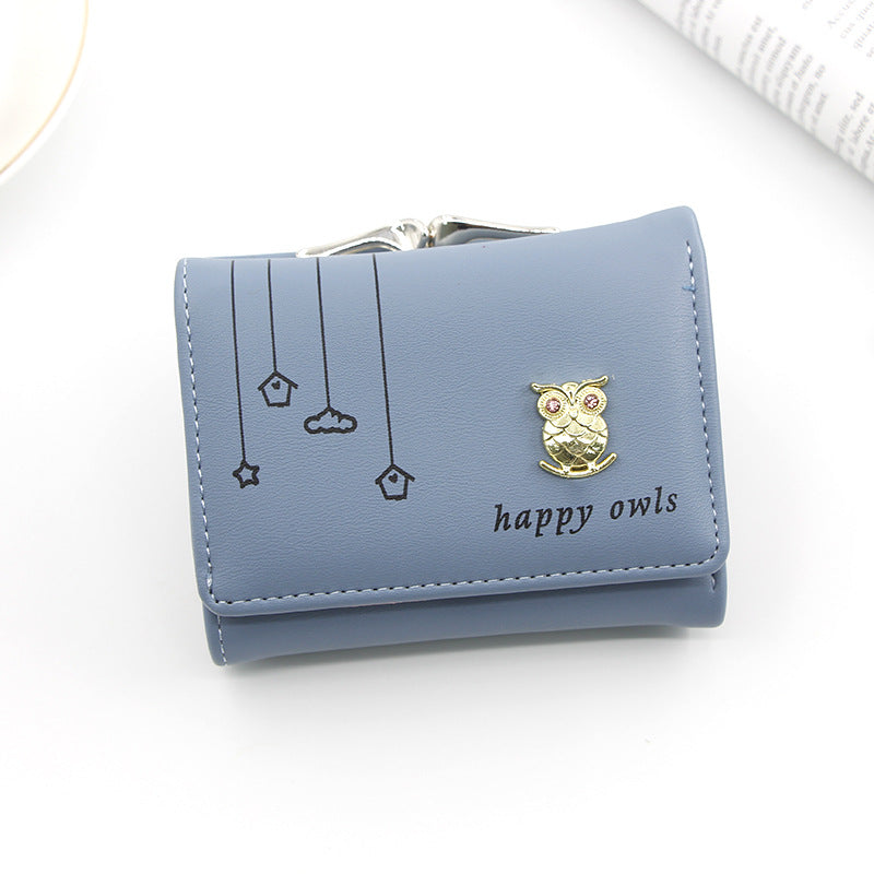 Korean Women's Leather Wallet Large Cash Photo Bits