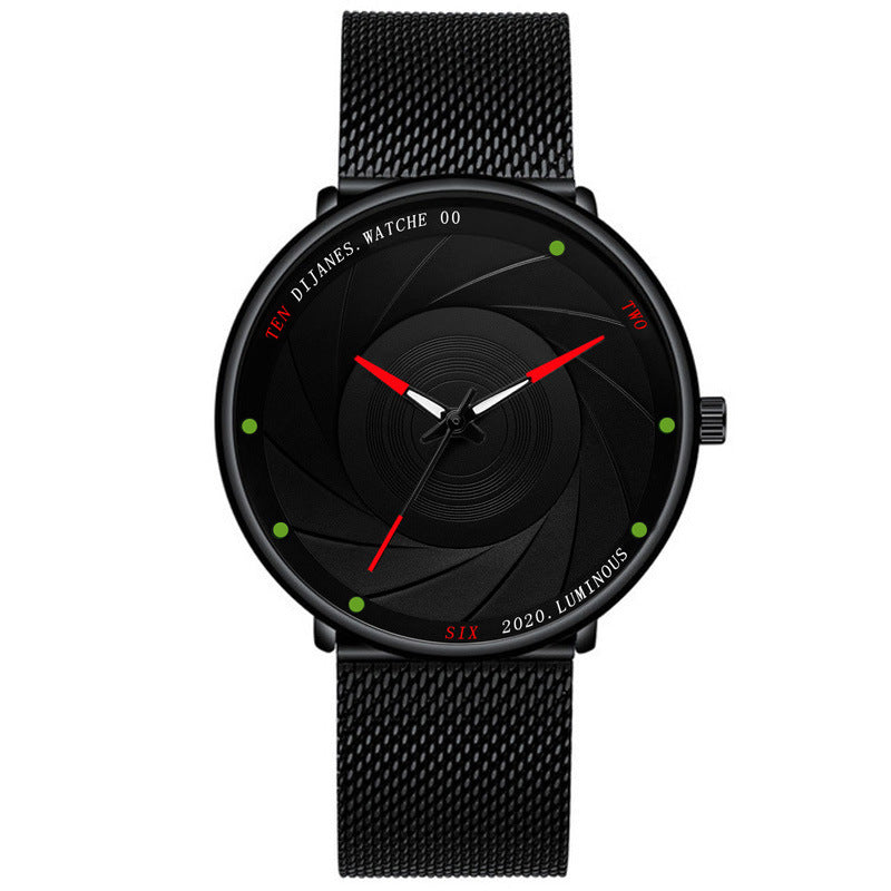 Fashion Luminous Men's Mesh Strap Watch