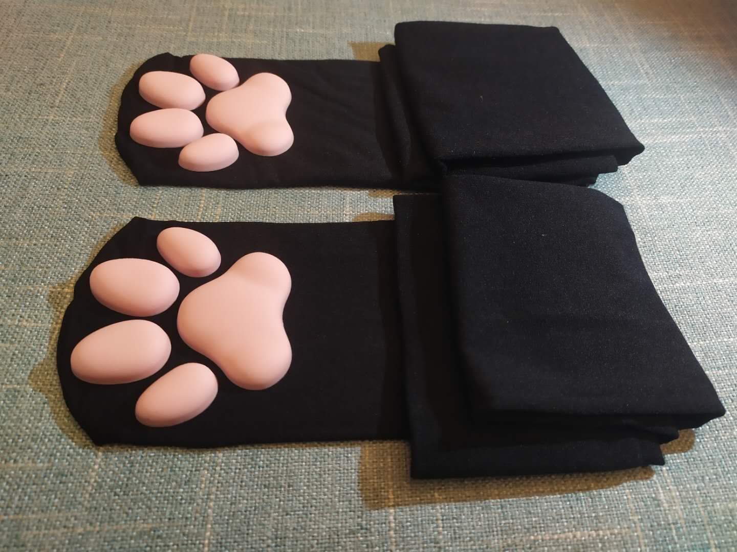 Cute Three-dimensional Meat Pad Pantyhose Over The Knee