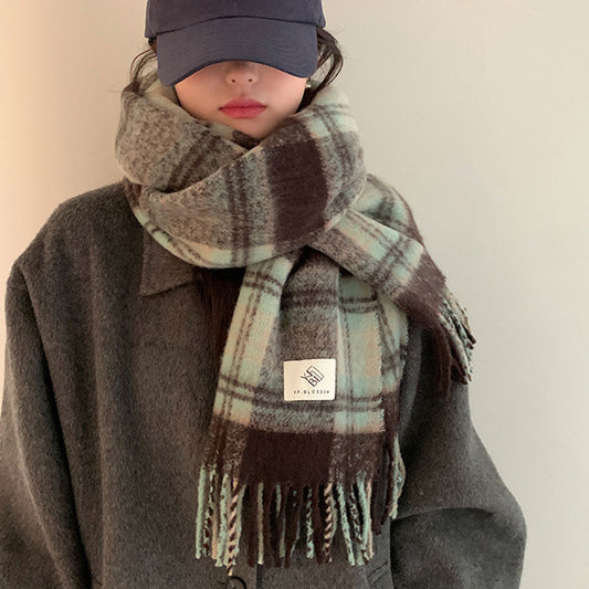 New Fashionable Plaid Scarf For Women