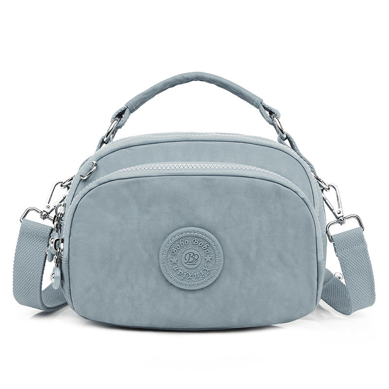 Dame Nylon Pung Tote Partysu Crossbody Taske Mobil Møntpung