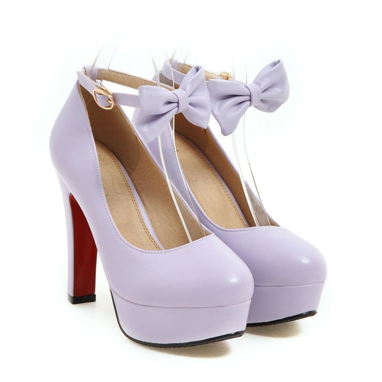 Women's High Heel Chunky Shoes