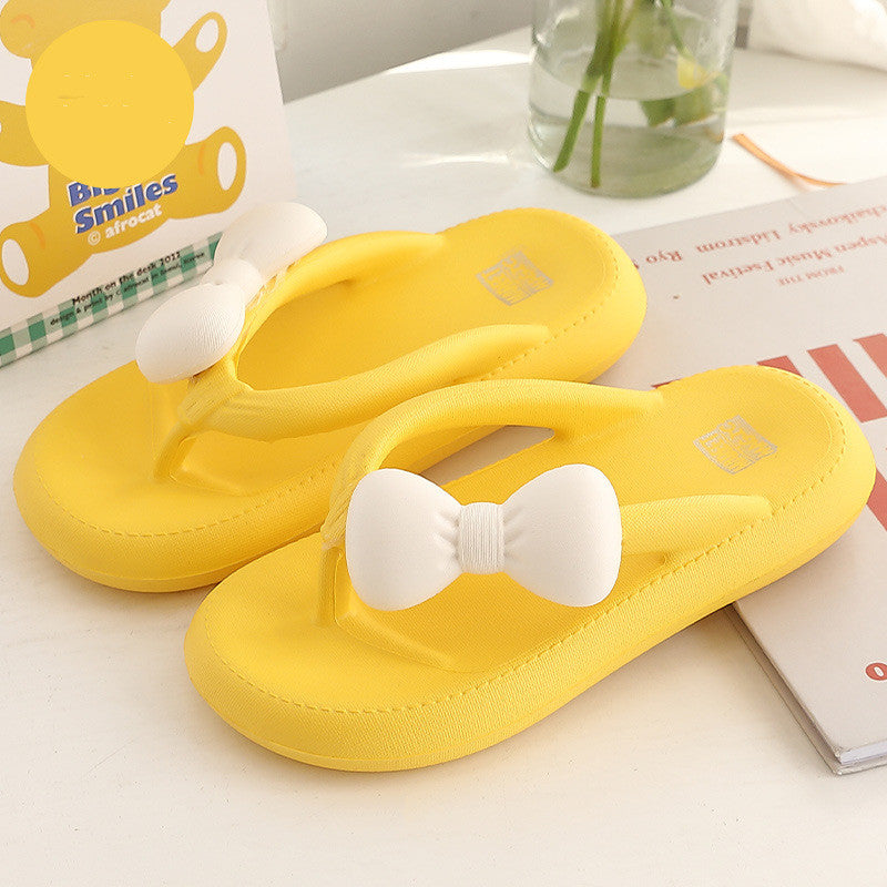 Women's Fashion Bow Knot Anti-Slip Flip-Flops