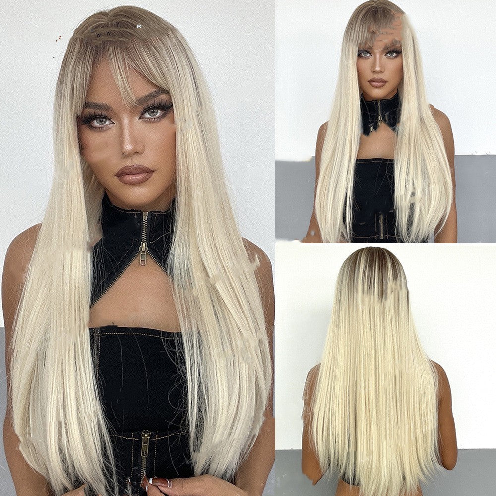 Gradient High-temperature Silk Wig