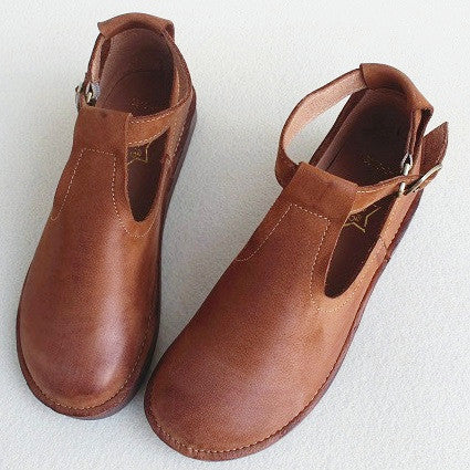 Original Handmade First Layer Cowhide Non-slip Soft Sole Women's Shoes