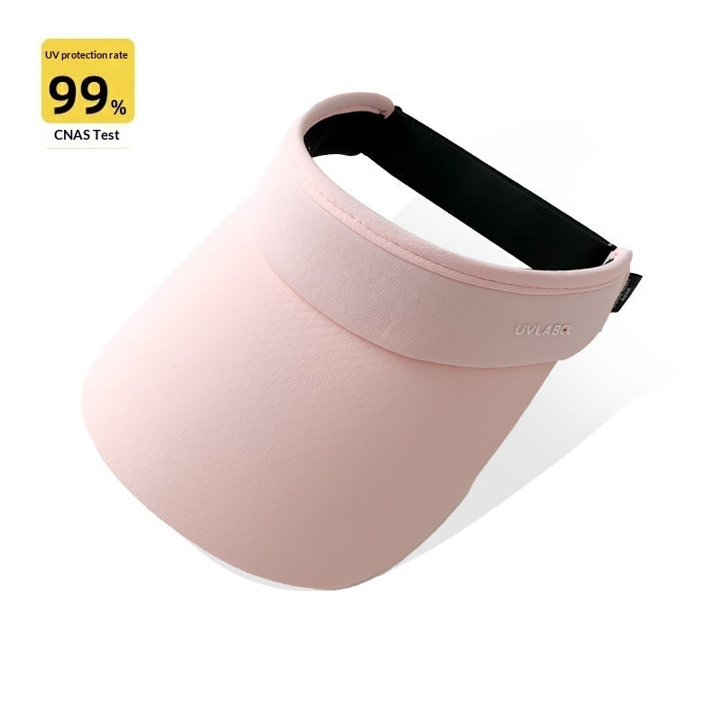 Ice Silk UV-Protective Baseball Cap For Women Sun Hat With UV Protection Running Double-Sided Bucket Hat